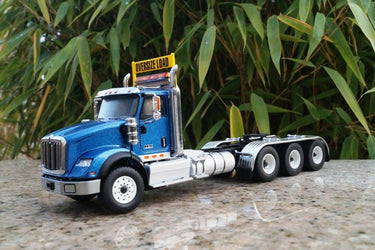 International HX620 Tridem Truck Tractor Blue Scale 1:50
